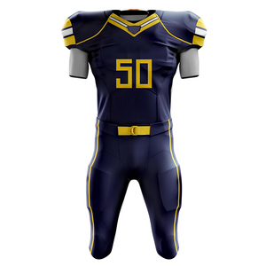 Uniforme de football américain de dernière génération, nouveau style, uniforme de football américain pour jeunes, prix de gros, dernier design, personnalisez votre propre logo - Product Image 2