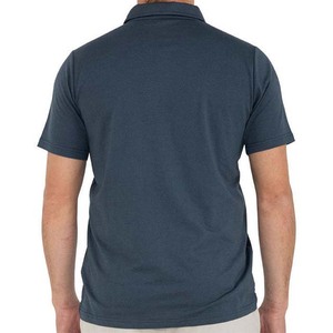 Men's Cotton <b>Polo</b> <b>Shirt</b> Short Sleeve Solid Color Embroidered Logo Front <b>Pocket</b> Casual Breathable Regular Fit - Product Image 2