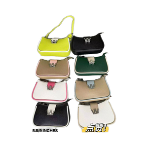 Sac à main fourre-tout en cuir à fermeture éclair décontracté pour femme B009 - Product Image 1