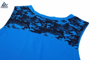 Uniforme de Baloncesto Deportivo para Adultos, Hecho a Mano, con Tela Cómoda de la Más Alta Calidad, Color Negro y Azul, que Absorbe la Humedad - Product Image 5