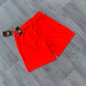 Conjunto de Camiseta y Pantalones Cortos Deportivos Personalizados Dri Fit Academy - Conjunto Deportivo Color Carmesí Brillante para Hombre - Product Image 6