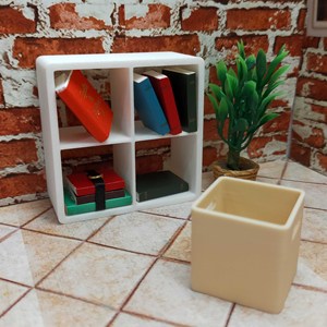 Juego de estantes de almacenamiento en miniatura a escala 1:12, muebles coloridos para casa de muñecas, estante de juguete para decoración de interiores, para mayores de 14 años - Product Image 5