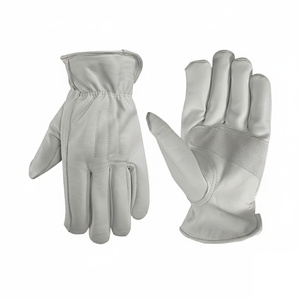 Gants de travail en cuir de chèvre, souples et durables, pour usage industriel, protection flexible des mains, gants de sécurité en vrac - Product Image 2