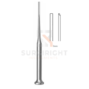 Gouge para penetración de hombros, de acero inoxidable alemán, instrumento ortopédico para huesos, CE ISO 13485, quirúrgico, color rosa rubor - Product Image 3