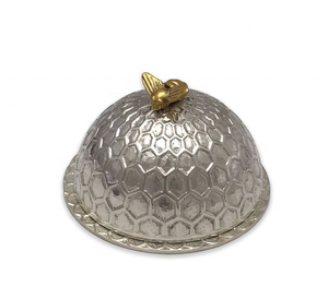 Recién llegado, cajas y contenedores de almacenamiento, diseño de panal de abeja, plato de mantequilla pequeño con cúpula, condimentos de muestra gratis para mesa de cena - Product Image 3