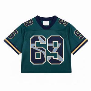 Maillot de football américain professionnel pour adultes, uniforme de compétition, 265 GSM, polyester, maillot de sport en mesh, maillots de football - Product Image 2