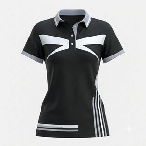 Polo Personalizado con Logotipo para Mujer, Transpirable, al por Mayor, Último Estilo, de Secado Rápido, para Unisex - Product Image 3