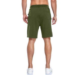 Shorts cargo décontractés pour hommes, taille élastique avec cordon de serrage, 4 poches, pantalon de survêtement d'été, vêtements pour hommes, shorts en coton - Product Image 4