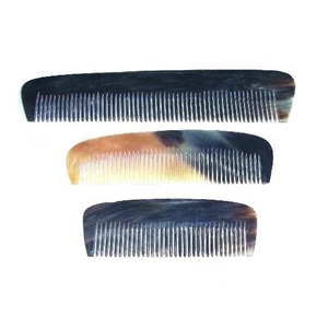 Vente chaude : Ensemble de peignes en corne naturelle de qualité supérieure, faits à la main, peigne de poche sans manche - Product Image 3