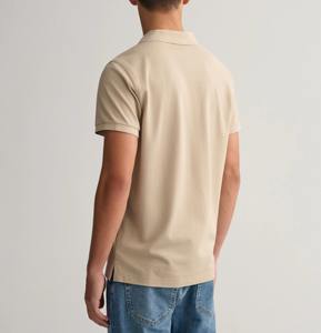 Camiseta de golf personalizada 2026 con cuello, de algodón transpirable, para polos, diseño sólido, tejido de punto, manga larga, casual, diseño corto, talla grande - Product Image 6