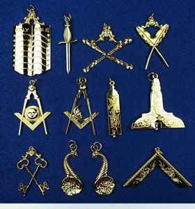 Joyería Masónica de Diseño Personalizado OEM, Joya de Pecho Maestría Artesanal según Reglamento Inglés, Chapada en Oro, Antigüedades Masónicas, Lujo Moderno - Product Image 3