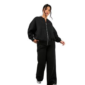 Conjunto Deportivo Casual de Invierno para Mujer, Diseño Personalizado OEM, Superventas, con Cierre Completo, Holgado y Transpirable - Product Image 4