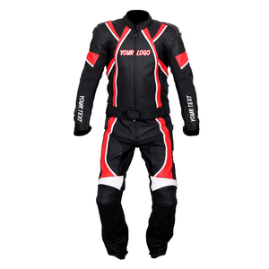 Traje de Motociclista Personalizado para Hombre, Traje de Cuero para Carreras y Prácticas, Venta al Por Mayor, Hecho de Cuero Genuino - Product Image 5