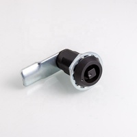 Loquet de compression Hengzhu MS816-1 en alliage de zinc noir bande quart de tour serrure à came