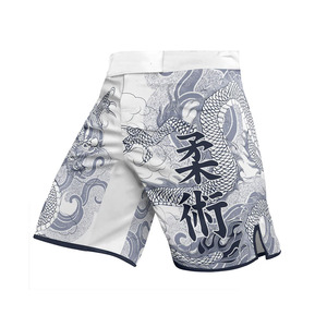 women men adult youth sublimation boxing <b>grappling</b> jiu jitsu BJJ fight MMA shorts Premium quality Men's custom - Product Image 3
