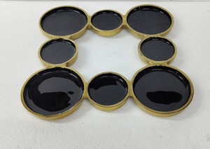 Attractive Metal T-<b>Light</b> Holder Stylish Decorative <b>Tea</b> <b>Light</b> Candle Holder for Christmas Home Living Room Office Wedding - Product Image 5