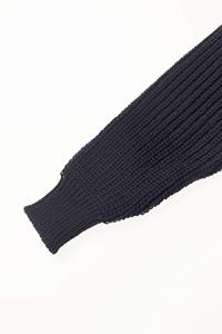 Cardigan en laine chaud Denmin pour hommes, à manches longues, col rond, tricoté avec bordure côtelée, étiquettes personnalisées pour commandes en gros, hiver - Product Image 2