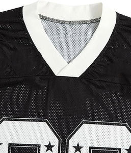 Proveedor Directo de Fábrica, Jersey de Rugby con Cuello en V, Ropa Deportiva, Jersey de Fútbol Americano Personalizado de Malla, Talla Grande para Hombre - Product Image 3