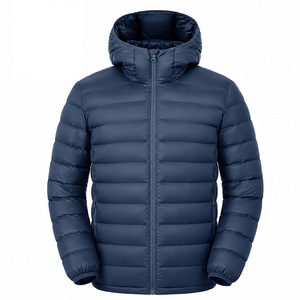 Blouson Bomber Homme Personnalisé Hiver Brillant Style Urbain Col Montant à Capuche Réversible Grande Taille Noir Matelassé Extérieur - Product Image 2