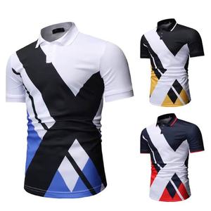 Fournisseur fiable en gros d'usine de polos en coton à manches courtes pour hommes pour le marché mondial avec logo personnalisé - Product Image 3