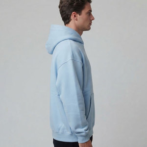 Trendy Men Heavyweight Hoodies High Quality <b>Thick</b> <b>Fleece</b> Pullover Hoodie Casual Daily Wear Warm Comfortable Clothing - Product Image 3