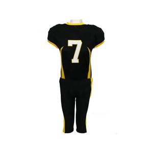 Nouveaux ensembles d'uniformes de football américain personnalisés à impression numérique, manches courtes, spandex/polyester, col en V, haute qualité, personnalisables, taille plus - Product Image 5