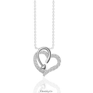 Nuevo Diseño Vietnam OEM/ODM Glosbe & Co Collar de Oro con Corazón de Diamante Natural Unisex, Joyería al por Mayor, Estilo de Lujo - Product Image 1