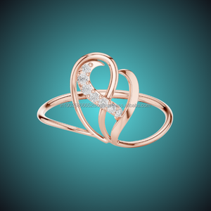 ALL ABOUT SPARKLES 14K Anillo personalizado directo de fábrica Precio asequible - Product Image 1