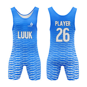 Custom Wrestling <b>Singlet</b> Premium Quality Sublimated Compression Fit Breathable Team Uniform OEM ODM Wholesale Manufacturer - Product Image 3