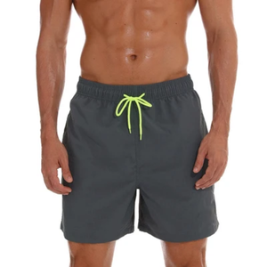 Pantalones Cortos de Mezclilla para Hombre, Nuevos, de Verano, Alta Calidad, 100% Poliéster, Sólidos, Unisex, Lavado Ácido, Holgados, Tejidos, Cintura Media, Logotipo Personalizado, Malla Brillante - Product Image 2