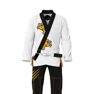 Kimono de Jiu-Jitsu Brésilien (BJJ) 100% Coton Tissage Perlé 450 GSM – Uniforme BJJ Personnalisé Approuvé IBJJF - Product Image 1