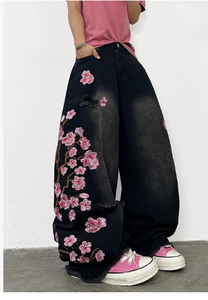 Pantalones Vaqueros Holgados de Moda – Jeans Cómodos de Corte Ancho, Perfectos para Uso Casual y Moda Urbana - Product Image 3