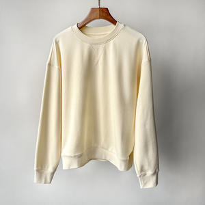 Sudadera de Invierno de Alta Calidad Personalizada con Estampado y Bordado, Forrada, Lavada, Oversize, con Hombros Caídos, para Mujer - Product Image 2