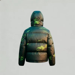 Custom Hydrochromic Thermochromic Temperature Color Changing Puffer Down Jacket Winter Water Resistance Reactive <b>Heated</b> <b>Coats</b> - Product Image 6