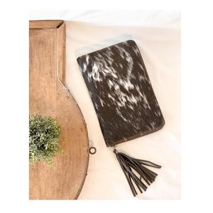 Portefeuille-pochette en cuir de vachette à fleurs longues, style western, qualité supérieure, au meilleur prix - Product Image 1