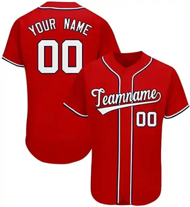 Maillot de baseball personnalisé AZORES SPORTS pour homme, bleu marine, nom et numéro personnalisés, impression sérigraphique, polyester respirant, uniforme - Product Image 5