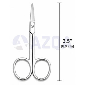 Ciseaux multi-usages en acier inoxydable pour la coupe des ongles, des sourcils et des poils du visage, avec lames tranchantes pour un toilettage professionnel - Product Image 2