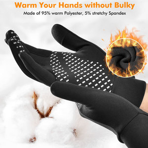 Gants de course pour le cyclisme, légers, coupe-vent, imperméables, compatibles avec les écrans tactiles, antidérapants - Product Image 6