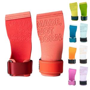 Comfortable Full Palm Protector Gym Hand Grips <b>Heavy</b> <b>Duty</b> Wrist Support Cool Design Strong Adjustable Weightlifting Hand Grips - Product Image 6