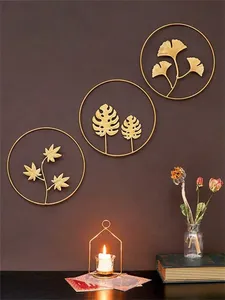 Art mural en métal design avec motifs floraux, conçu pour les maisons modernes et idéal pour embellir les espaces intérieurs. Exclusif. - Product Image 5