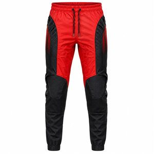 Pantalons de moto pour hommes, pantalons de motocross avec plusieurs poches, taille à cordon de serrage pour l'entraînement à la moto et la conduite en plein air - Product Image 1
