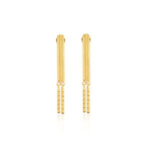 New Arrival Gold Plated Stud Earrings Handcrafted Earring Brass Earrings Classic Design for Women And Girl Statement Earrings - Product Image 1