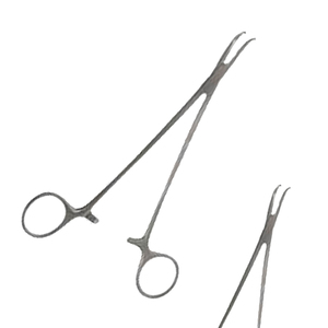 Pinces à artères Sawtell Tonsil 178 mm de long, grande courbure, en acier inoxydable, manuelles, certifiées CE, réutilisables, pour chirurgie générale - Product Image 1