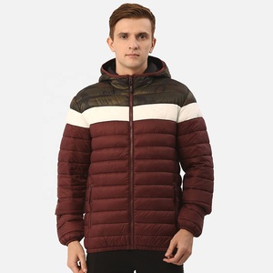Veste d'hiver à capuche pour homme, nouvelle mode, personnalisée, élégante, rembourrée, à contraste, en duvet, chaude, épaisse, tailles M-XXL - Product Image 1