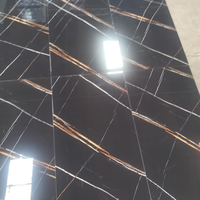 Carreaux de sol en porcelaine émaillée haute brillance 600x1200mm, collection pierre marbre adhésive effet brique, pour salon et salle de bain