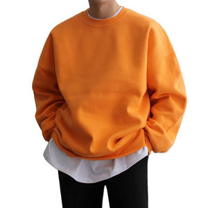 Sudadera de cuello redondo de felpa francesa para hombre y mujer, sudadera de alta calidad con diseño de logotipo impreso, sudadera sólida con capucha. - Product Image 1