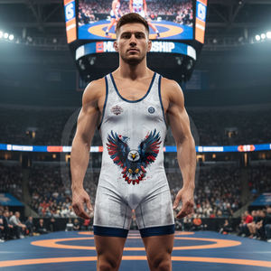 Singlet de Lucha Libre Sublimado para Jóvenes con Equipamiento de Lucha Libre, Uniforme de Lucha Libre para Hombres, Singlets de Lucha Libre Personalizados OEM para Adultos - Product Image 5