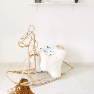 Juguete de animales divertidos para montar, juguetes de mimbre para niños, burro balancín, caballo balancín para bebés - Product Image 2