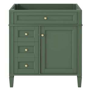 Modern 30\" Bathroom Vanity <b>Storage</b> Cabinet with <b>2</b> <b>Drawers</b> and Tip <b>Drawer</b> Sink NOT INCLUDED Contemporary Style - Product Image 1