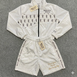 Fashion <b>Women</b> Casual Loose Shorts Set Zipper Long Sleeve <b>Jacket</b> and Shorts Sports Two Piece Set <b>Women</b> - Product Image 3